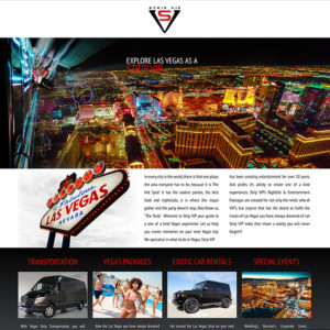 Strip VIP Website Design