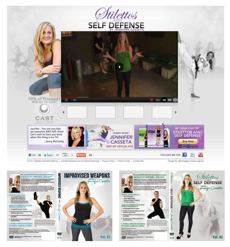 Jennifer Casseta Website and DVD Design