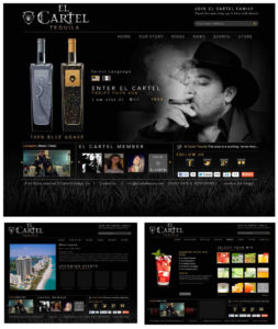 El Cartel Tequila Website Design