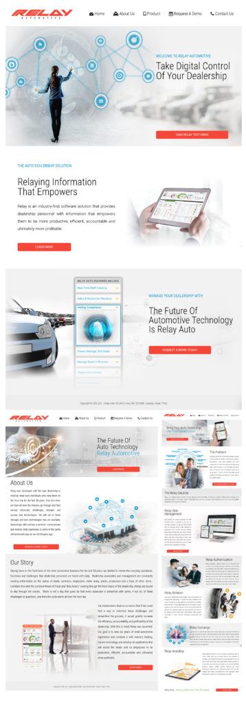 Relay Automotive Website Design