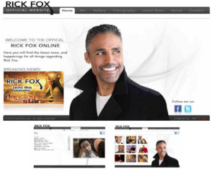 Rick Fox Website Design