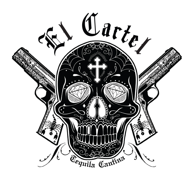 El Cartel Cantina Logo By Ruben Skull