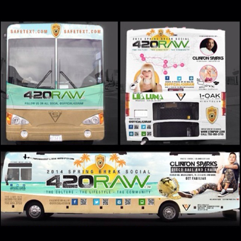 420 Raw Bus Wrap Design
