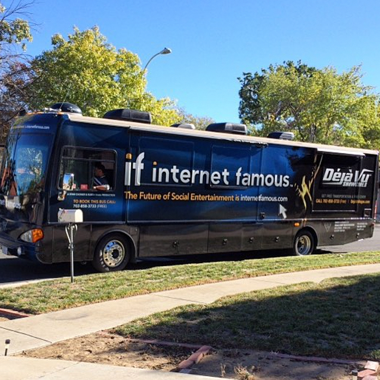 internet famous bus wrap design