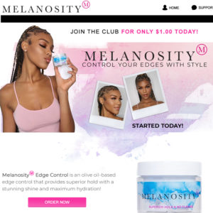 Melanosity Website Design