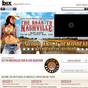 Bix Yahoo Website Design