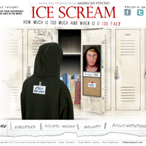 Ice Scream Website Design Feature